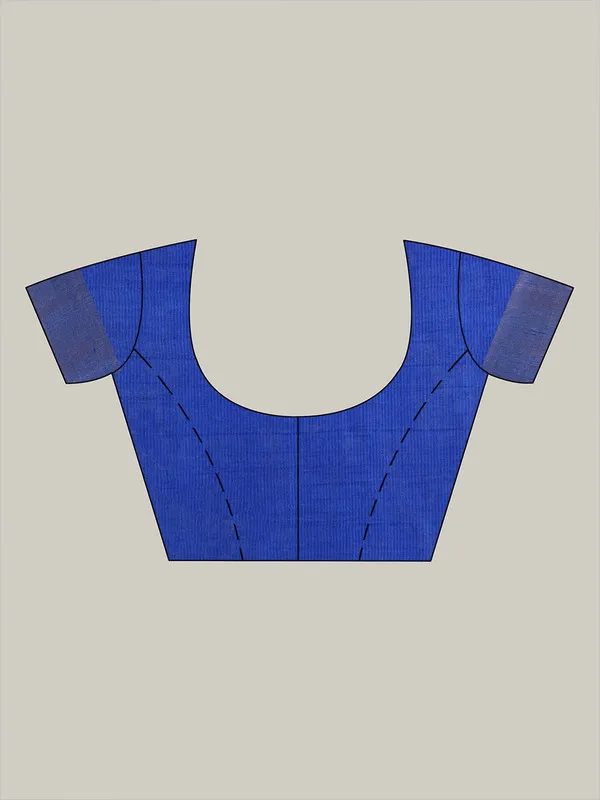 Bhaglpuri_Handloom_Tussar_Silk_Munga_Blend_Canary_Yellow_&_Bayie_Blue_Saree_for_women's