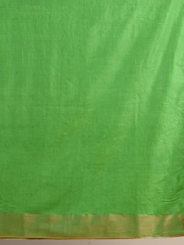 Munga_Tussar_Silk_Blend_Handloom_Two_Dye_Saree_with_Blouse_Piece(Red_&_Kelly_Green)