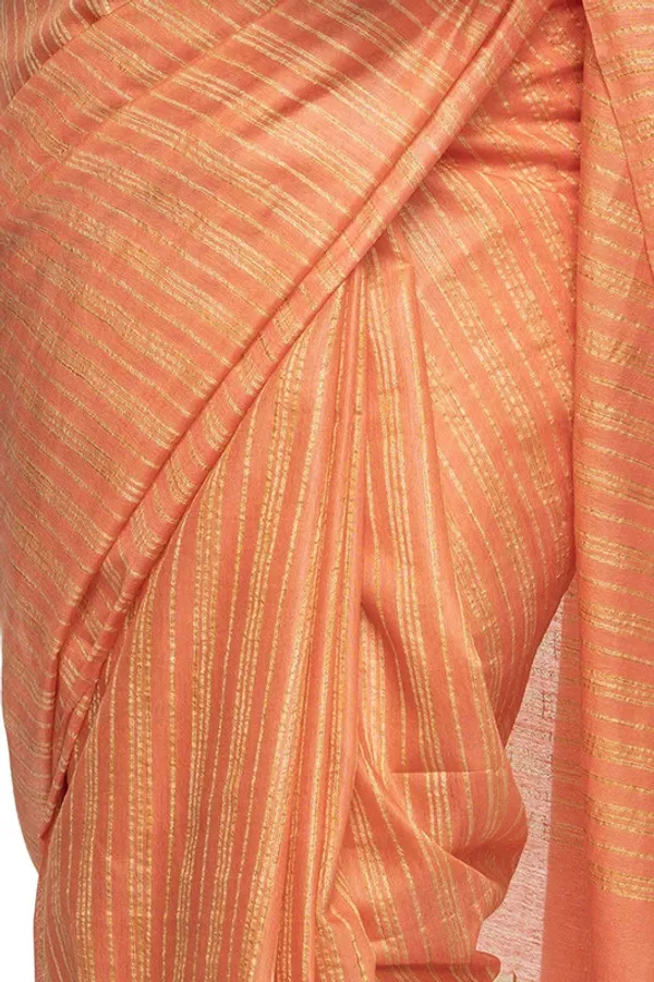 Striped_Kota_Silk_Handloom_Bhagalpuri_Bollywood_Saree_(Terry_Orange)