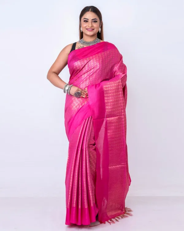 Cotton_Munga_Silk_Bhagalpuri_Handloom_Crafted_Zari_Weaving_Saree_for_women's_(Fine_Pink)