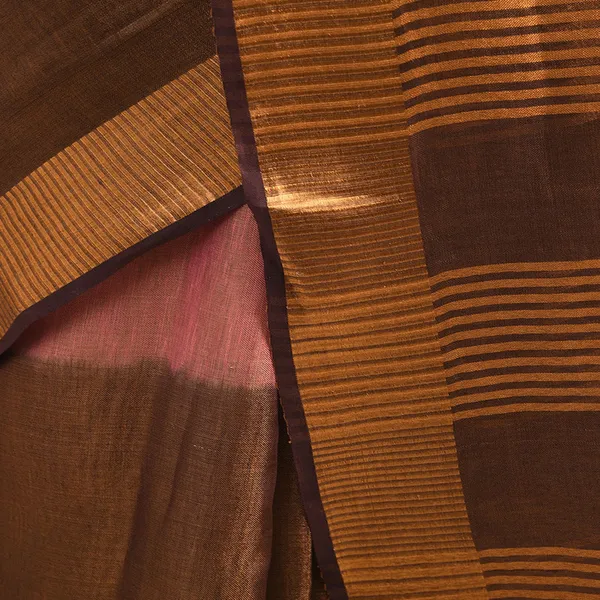 Handloom_Tissue_Linen_Bhagalpuri_Two_Dye_Saree