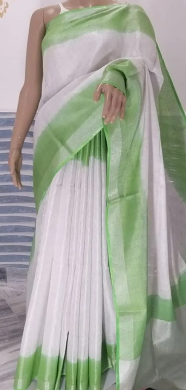 Linen_Tissue_Two_Dye_Handloom_Bhagalpuri_Saree