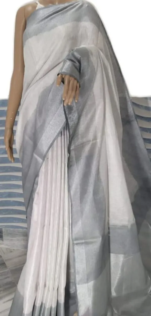 Two_Dye_Handloom_Tissue_Linen_Saree_with_Blouse_Piece