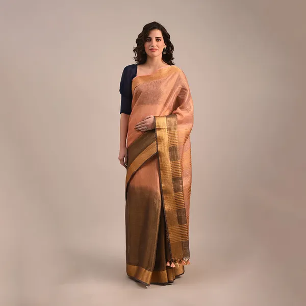 Tissue_Linen_Handloom_Two_Dye_Saree