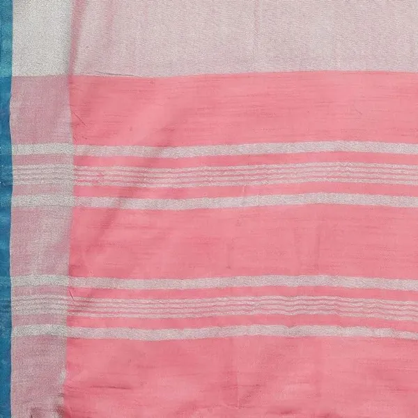 Handloom_Linen_Cotton_Blend_Contrast_Bhagalpuri_Saree_for_Women_(Blush_Pink-Cyan)