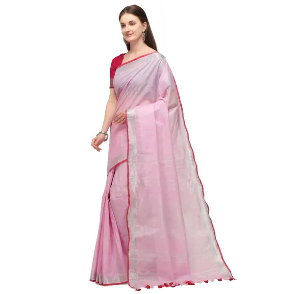 Handloom_Linen_Cotton_Blend_Contrast_Bhagalpuri_Saree_for_Women_(Light_Pink-Pink)