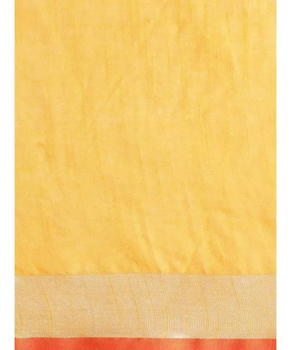 Handloom_Linen_Cotton_Blend_Contrast_Bhagalpuri_Saree_for_Women_(Canary_Yellow-Orange)