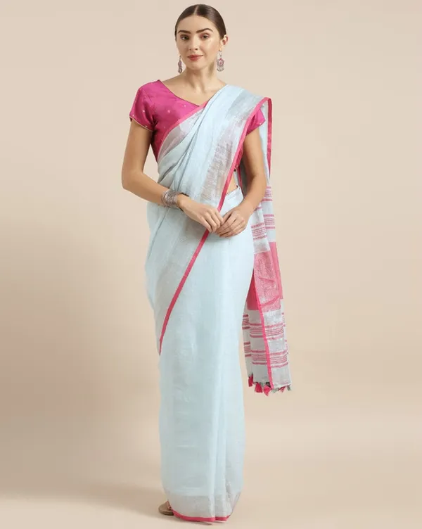 Handloom_Linen_Cotton_Blend_Contrast_Pallu_Bhagalpuri_Saree_for_Women_(Cellie_Cyan-Pink)