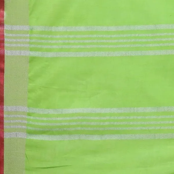 Linen_Cotton_Blend_Contrast_Handloom_Bhagalpuri_Saree_(Parrot_Green-Pink)