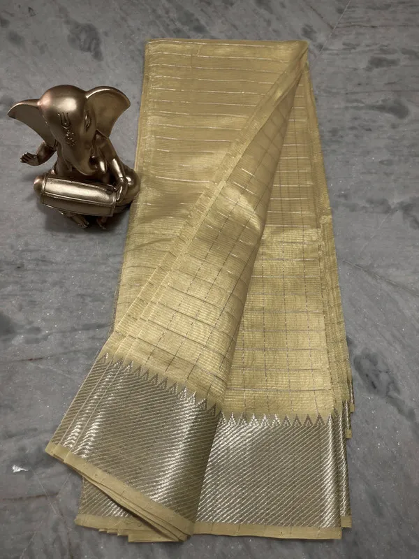 Cotton_Silk_Handloom_Bhagalpuri_Wide_Border_Check_Saree