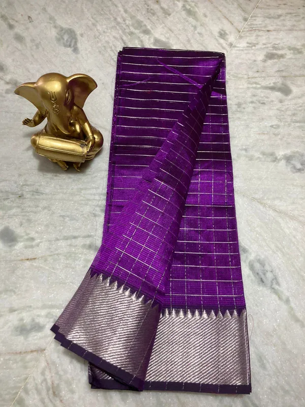 Cotton_Silk_Handloom_Bhagalpuri_Wide_Border_Check_Saree