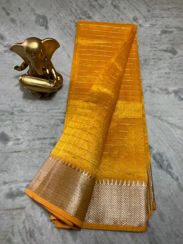 Cotton_Silk_Handloom_Bhagalpuri_Wide_Border_Check_Saree