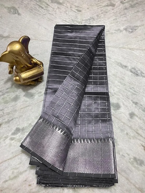 Cotton_Silk_Handloom_Bhagalpuri_Wide_Border_Check_Saree