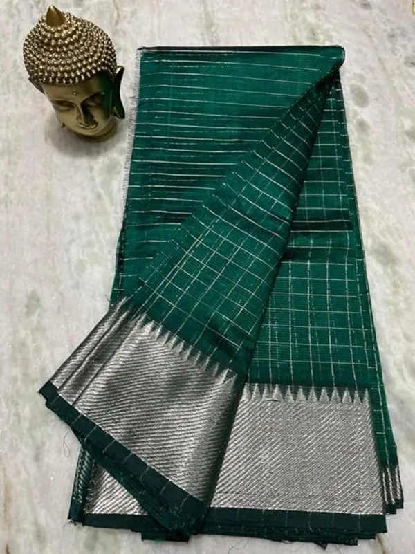 Cotton_Silk_Handloom_Bhagalpuri_Wide_Border_Check_Saree
