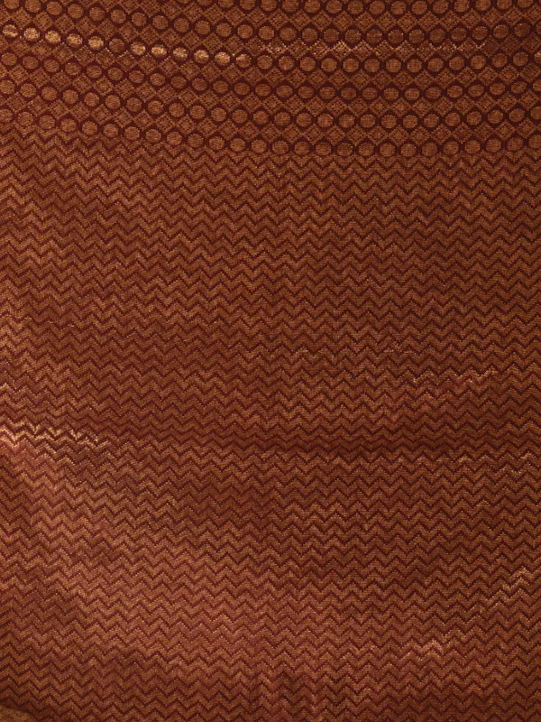 Maroon_Red_Cotton_Tissue_Silk_Designer_Handloom_Bhagalpuri_Saree