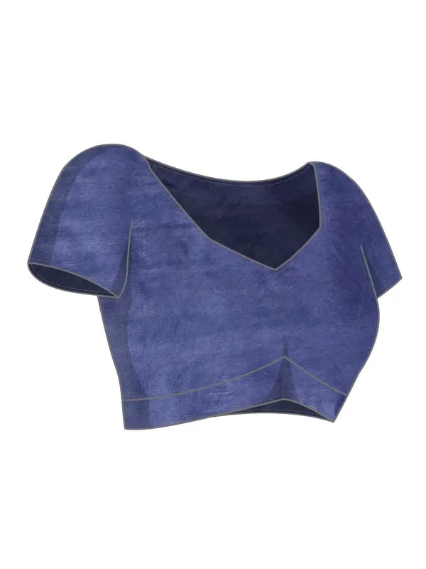 Klein_Blue_&_Lavender_Purple_women's_Kota_Art_Silk_Saree_With_Blouse_Piece
