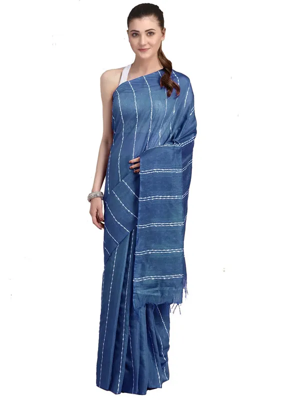 Reddy_Blue_women's_Kota_Art_Silk_Saree_With_Blouse_Piece