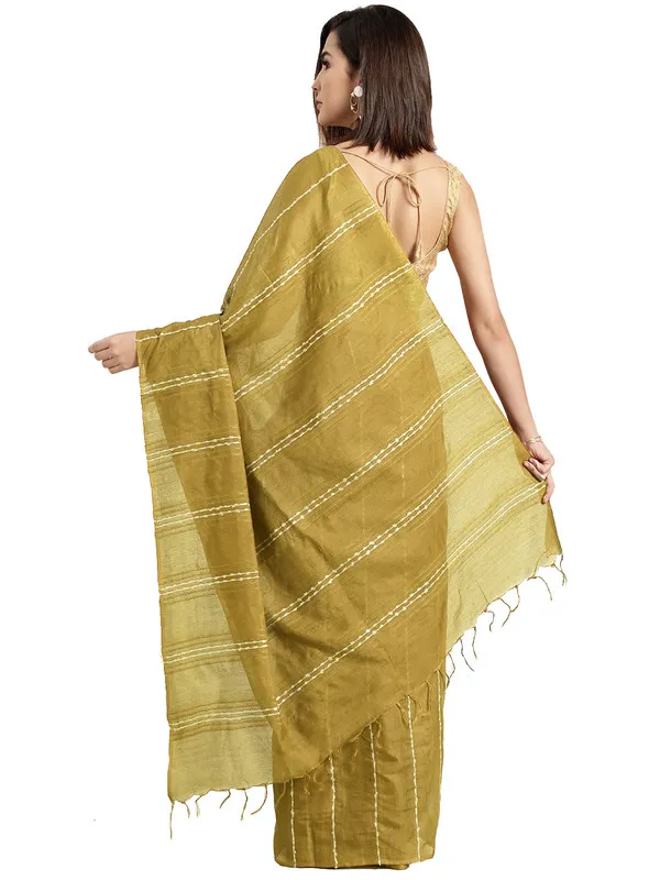 Citron_Bhagalpuri_women's_Kota_Art_Silk_Saree_With_Blouse_Piece