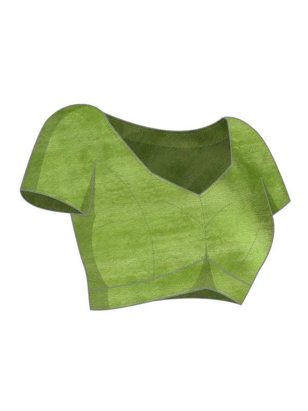 Green_Bhagalpuri_women's_Kota_Art_Silk_Saree_With_Blouse_Piece