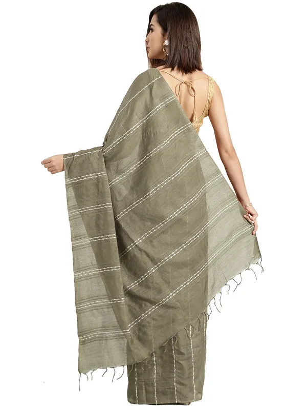 Sage_Bhagalpuri_women's_Kota_Art_Silk_Saree_With_Blouse_Piece