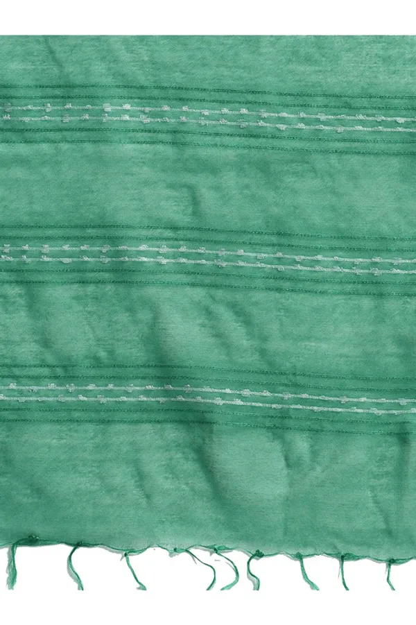 Zomp_Turquoise_Bhagalpuri_women's_Kota_Art_Silk_Saree_With_Blouse_Piece