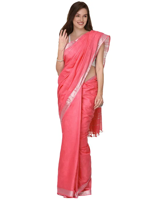 Cotton_Slub_Saree_With_Blouse_Piece