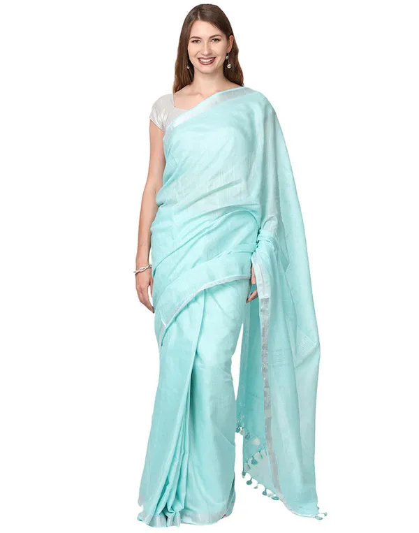Cotton_Slub_Saree_With_Blouse_Piece