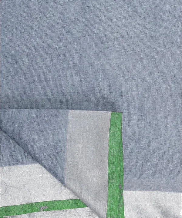 Handloom_Bhagalpuri_Linen-Cotton_Saree_With_Contrast_Blouse_Piece