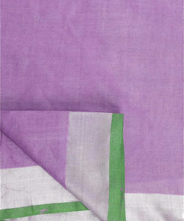 Bhagalpuri_Handloom_Linen-Slub_Saree_With_Contrast_Blouse_Piece