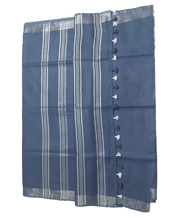 Bhagalpuri_Linen_Cotton_Blend_Saree_With_Blouse_Piece