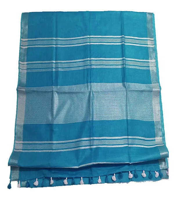 Bhagalpuri_Linen_Saree_With_Blouse_Piece