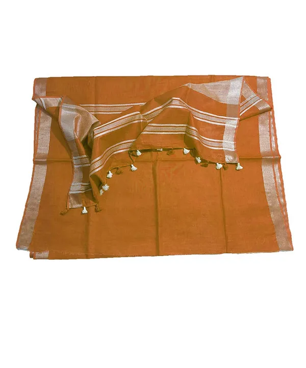 Bhagalpuri_Linen_Saree_With_Blouse_Piece