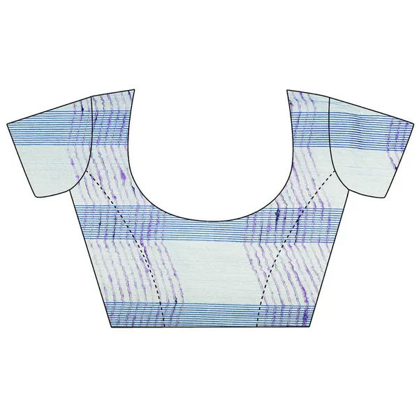 Iris_Blue_women's__Bhagalpuri_Kota_Doria_Silk_Semi_Transparent_Saree_With_Unstiched_Blouse_Piece