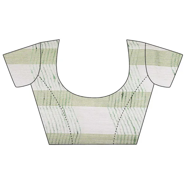 Pistachio_Green_women's_Bhagalpuri_Kota_Doria_Silk_Semi_Transparent_Saree_With_Unstiched_Blouse_Piece