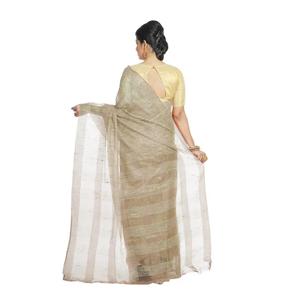 Sage_Green_women's_Bhagalpuri_Kota_Doria_Silk_Semi_Transparent_Saree_With_Unstiched_Blouse_Piece