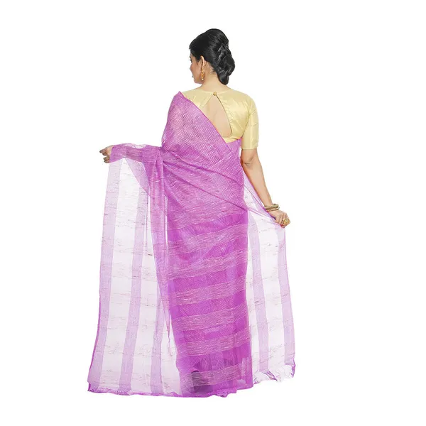 Bhagalpuri_Kota_Doria_Silk_Semi_Transparent_Saree_With_Unstiched_Blouse_Piece