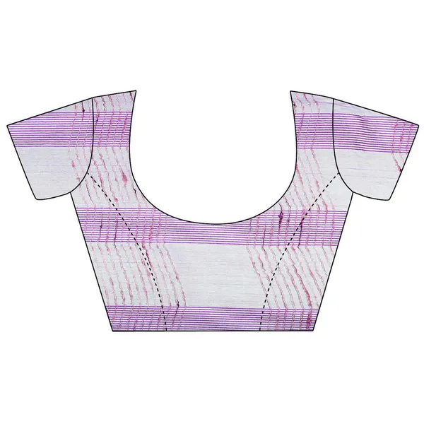 Bhagalpuri_Kota_Doria_Silk_Semi_Transparent_Saree_With_Unstiched_Blouse_Piece