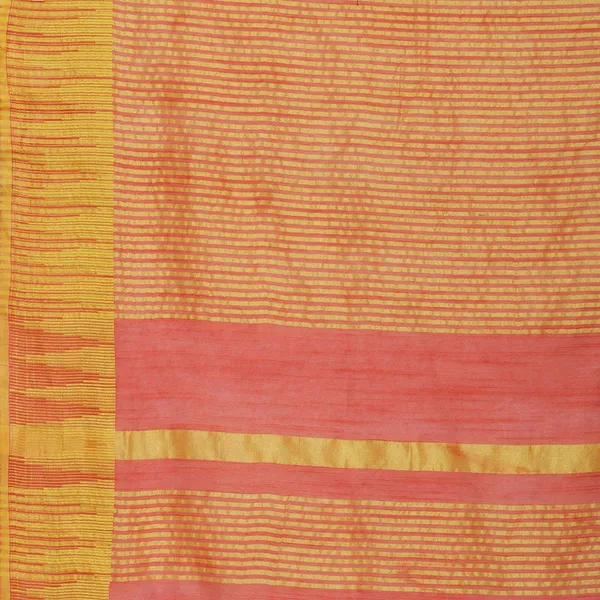 Bhagalpuri_Handloom_Kota_Silk_Temple_Border_Saree_And_Variation_Of_Colors_With_Striped_Blouse_Piece