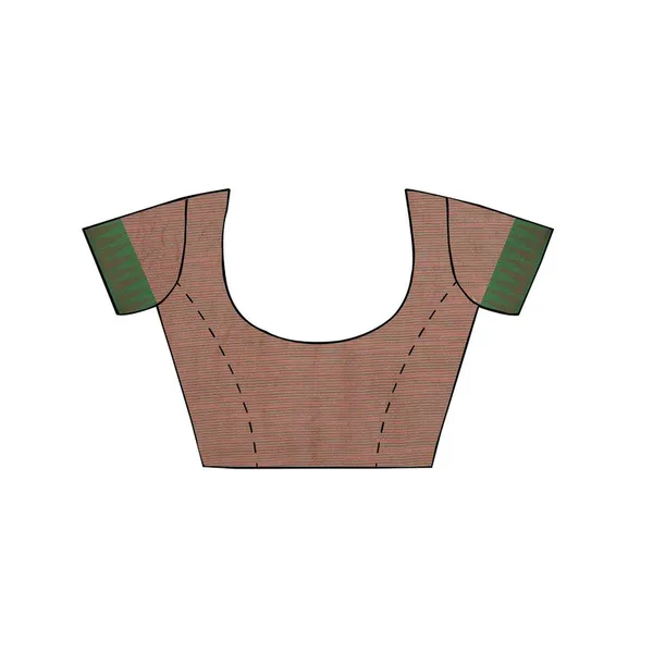 Folly_Red_women's_Bhagalpuri_Handloom_Kota_Silk_Temple_Border_Saree_And_Variation_Of_Colors_With_Striped_Blouse_Piece