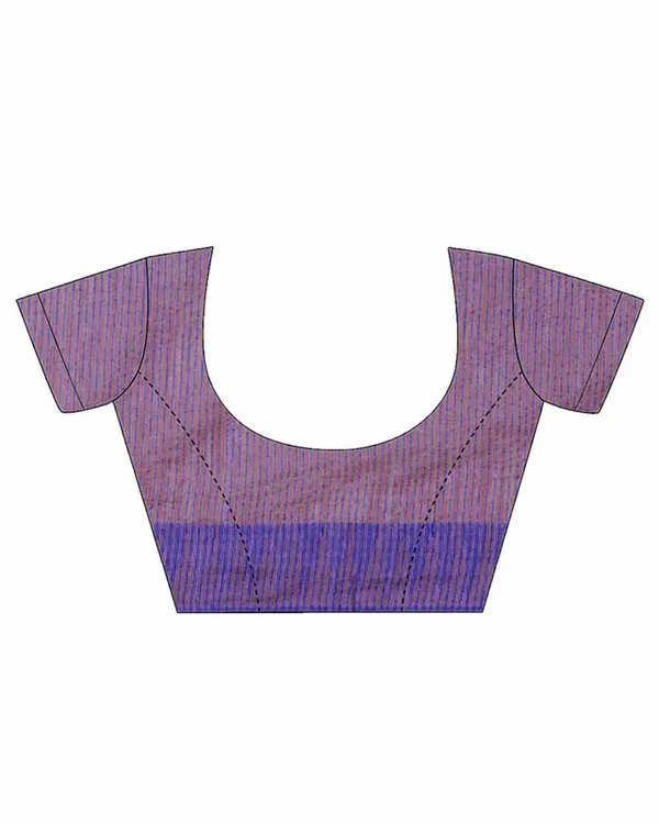 Bhagalpuri_Handloom_Kota_Silk_Temple_Border_Saree_And_Variation_Of_Colors_With_Striped_Blouse_Piece