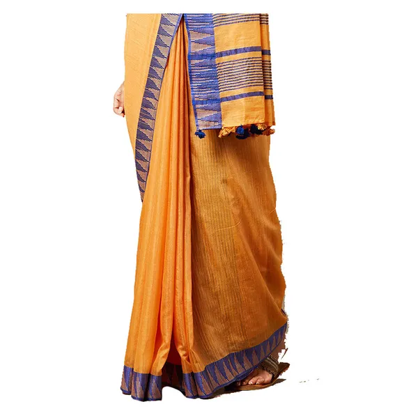 Web_Orange_women's_Bhagalpuri_Handloom_Kota_Silk_Temple_Border_Saree_And_Variation_Of_Colors_With_Striped_Blouse_Piece