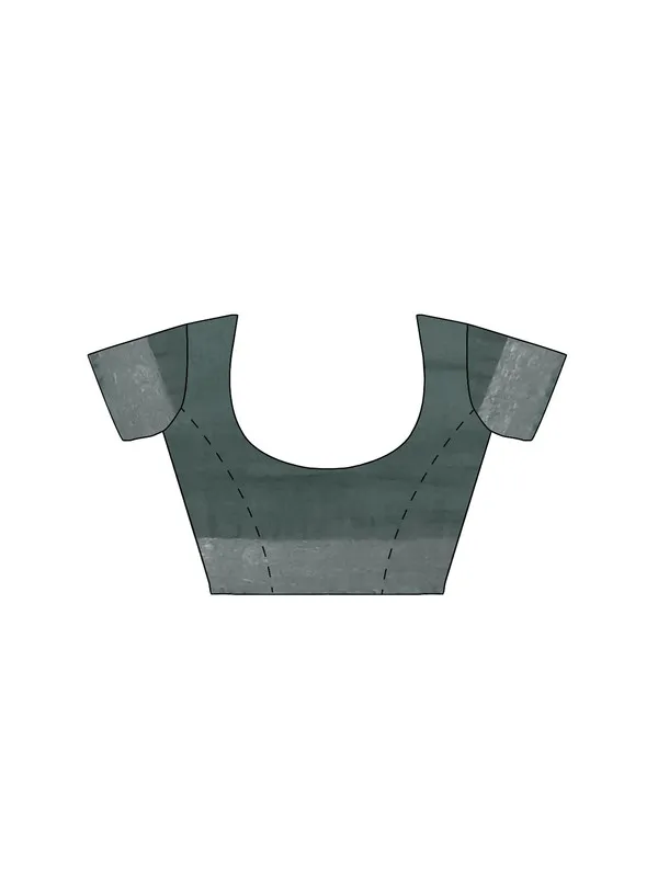 Hooker's_Green_women's_Bhagalpuri_Handloom_Linen_Blend_Saree_And_Variation_Of_Colors_With_Running_Unstiched_Blouse_Piece