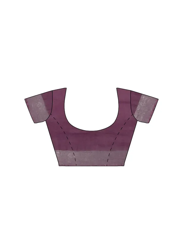 Quinacridone_Magenta_women's_Bhagalpuri_Handloom_Linen_Blend_Saree_And_Variation_Of_Colors_With_Running_Unstiched_Blouse_Piece