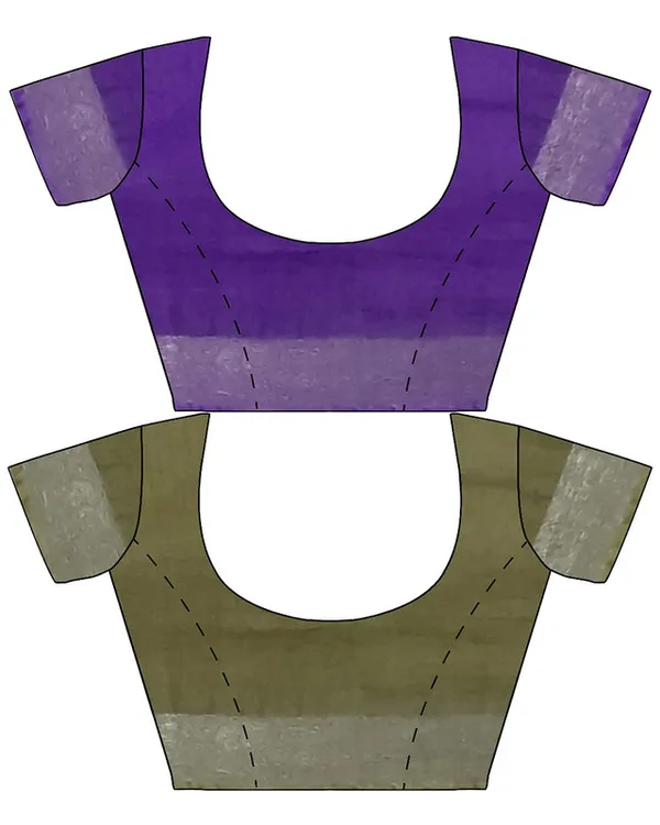 Bhagalpuri_Handloom_Cotton-Linen_Blend_Saree_Combo_(Pack_Of_2)_With_Running_Unstiched_Blouse_Piece