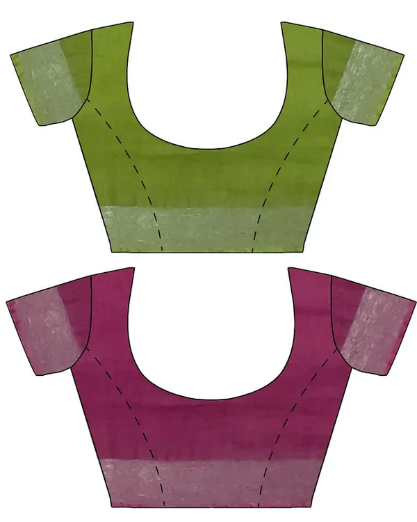 Bhagalpuri_Handloom_Cotton-Linen_Blend_Saree_Combo_(Pack_Of_2)_With_Running_Unstiched_Blouse_Piece