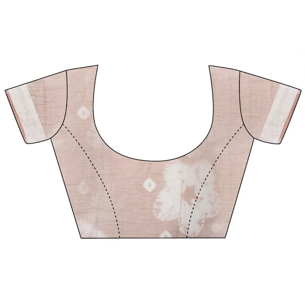 Bhagalpuri_Handloom_Linen_Blend_Tie-Dye_(Sibory_Dye)_Saree_With_Running_Unstiched_Blouse_Piece