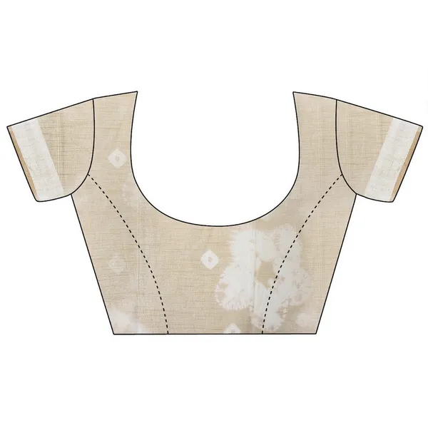 Fallow_Brown_women's_Bhagalpuri_Handloom_Linen_Blend_Tie-Dye_(Sibory_Dye)_Saree_With_Running_Unstiched_Blouse_Piece