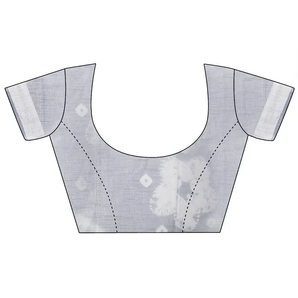 Grey_women's_Bhagalpuri_Handloom_Linen_Blend_Tie-Dye_(Sibory_Dye)_Saree_With_Running_Unstiched_Blouse_Piece