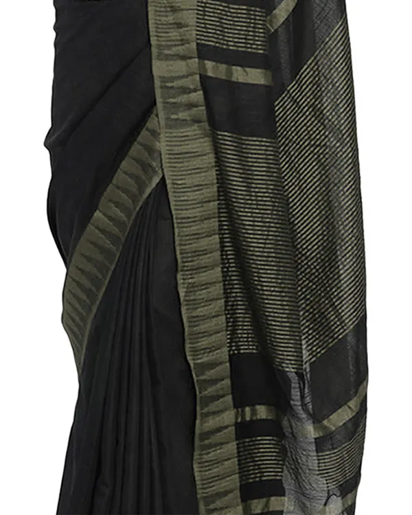 Black-Natural_women's_Bhagalpuri_Handloom_Katan_Viscous_Silk_Temple_Border_Saree_Ethnic_Wear_With_Running_Unstitched_Striped_Blouse_Piece
