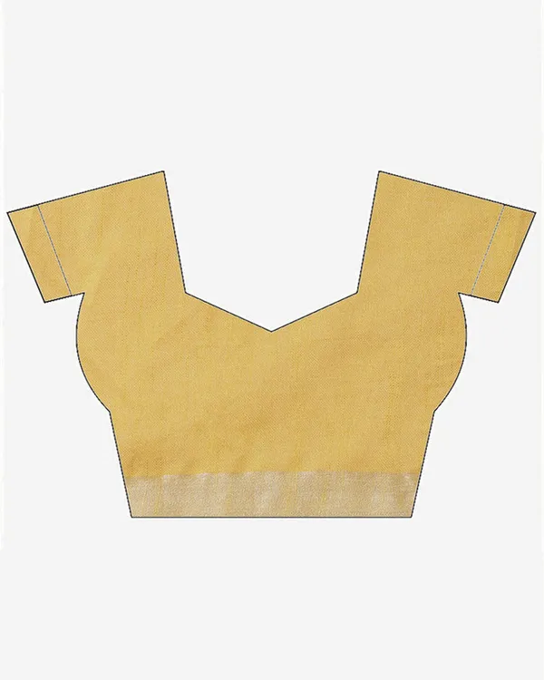 Arylide_Yellow_women's_Handloom_Bhagalpuri_Cotton_Linen_Slub_Blend_Zari_Border_Saree_Ethnic_Wear_With_Running_Unstitched_Blouse_Piece
